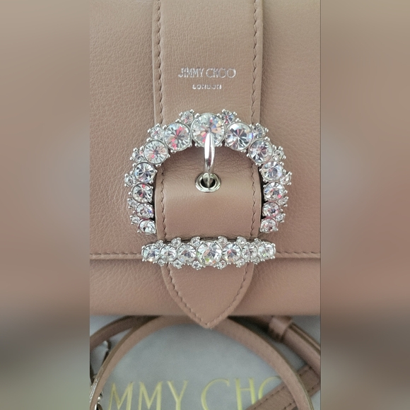 COPY Jimmy Choo Cheri Powder Crossbody Top Handle Bag - Picture 16 of 16